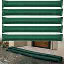5 Pack 10FT Flood Barrier, Water Activated Reusable Sandless Flood Bags