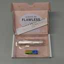 Finishing Touch Flawless Facial Hair Remover for Women, Rose Gold Electric Face Razor with LED Light, Recyclable Packaging