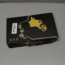 BERON Black Wigs for Women 14 Inch Short Curly Wavy Wig Girls Natural Black Shoulder Length Wig Side Part Wave Halloween Cosplay Party or Daily Wigs