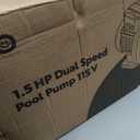 VIVOHOME 1.5HP Pool Pump Dual Speed with Wireless Remote Control 115V
