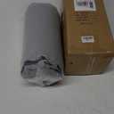 CYMULA Memory Foam Camping Mattress Pad, CertiPUR-US Sleeping Mat, Portable Roll Up Mattress for Adults, Camping Bed Pads for Sleepover, Car Bed with Travel Bag (Small Single/Cot-72x24x3 IN, Grey)