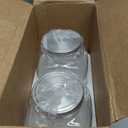 1 Gallon Glass Drink Dispensers for Parties, 2PACK Beverage Dispenser with Stand, Ice Cylinder and Stainless Steel Spigot 100% Leakproof, Beverage Dispenser for Lemonade Sun Tea