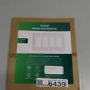 White Modern Decorative Wall Plate Light Switch Cover Decorator Outlet Covers Rocker Switch Plates Bamboo Fiber Material Wall Plates for Kitchen Bathroom (3 Gang Triple Decorator-1 Pack)