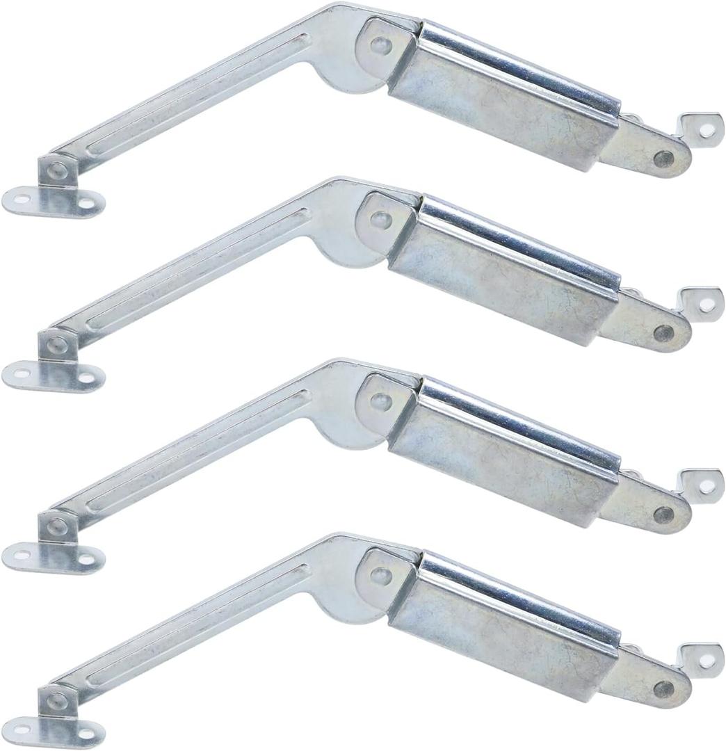 Antrader 4Pcs Cabinet Cupboard Door Inset Pivot Hinge Furniture Storage Support Hinges