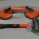 Saker Laminate Floor Gap Repair Tool,Suction Cup Lifter,Floor Gap Repair Kit with Rubber Mallet for Moving Glasses and Floating Wood Floors (Orange)