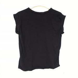 Women's Shirt Cuffed Sleeve Black XL