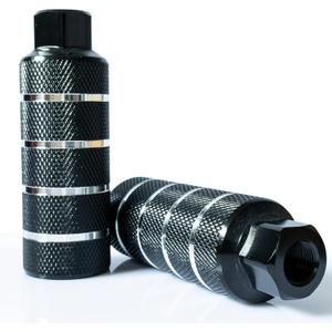 Bike Pegs 4.3" Length,Suitable for 14mm Axles, Freestyle BMX Bicycles,Durable and Stylish Non-Slip