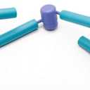 Multifunctional Household Fitness Body Leg Muscles Exerciser Resistance Bands (Blue)