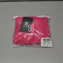 SUUKSESS Women One Off The Shoulder Summer Tank Tops Ruched Short Sleeve Shirts (Pink, M)