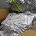 Favoto SUV Car Cover Waterproof - All Weather for Automobiles 6 Layers Heavy Duty Outdoor Full Car Cover Sun Protection with Side Zipper Windproof Straps, Universal Fit for SUV (188-198 inch) (Silver)