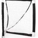 Champion Sports Mini Lacrosse Goal: Kids Gear Backyard Shooting Practice Net Black, 8.3