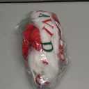 INEDRIMS Light Up Santa Hat with DIY Stickers, Extra Thick Velvet Christmas Hat for Adults Unisex for New Year Holiday Party & Christmas Decorations