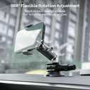 FANAUE Phone Holder Suction Cup Mount, Cell Phone Mount for Dashboard Windshield Vent Wall,Car Phone Holder for iPhone 17 Pro Max 16 15 14 13 12