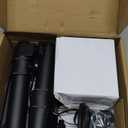 suptek Clamp-on Speaker Stand Desk Mount Set, Height Adjustment, Tilt, Swivel, 9.6 x 8.8 inch Trays, Universal Audio Holders for Computer and Bookshelf Speakers, Elevated Sound, 2 Pack, Black, SDM001B