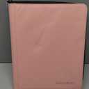 9-Pocket Toploader Binder, Clovecat Premium Card Book, Holds 252 Trading Card with 20 Removable Top-loader Sleeves, PU Card Holder Folders,Card Album for MTG, TCG, Yugioh, Game & Sports Cards (Pink)