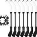 8pcs Ls Spark Plug Wire Set, 9070C Ceramic Spark Plug Wire with Extreme 9000 Ceramic Boot Compatible with LS Terminals LS3 LS4 LS7 LT Engines