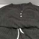 LILLUSORY Womens 2 Piece Lounge Sets Matching Airport Travel Outfits 2026 Spring Clothing Fall Pajamas Sweat Suits Pockets (Small, Black)