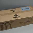 ZMISHIBO 72 inch Large Ceiling Fans with Lights and Remote, Indoor/Outdoor Black Modern Ceiling Fan for Kitchen Living Room Patio, 6 Speed Reversible Quiet DC Motor, 3 CCT, Dual Finish 8 Blades