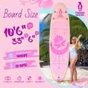 Tuxedo Sailor 10'6"/11' Inflatable Stand Up Paddle Board with SUP Accessories, Anti-Slip EVA Deck and Large Fin, Paddle Boards for Adults & Youth of All Skill Levels