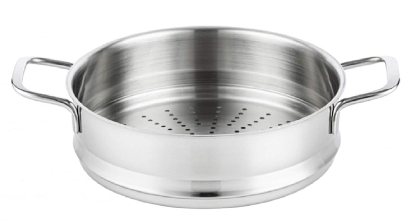 Premium 3'' High Wall Stainless Steel Steamer Basket 7 Inch