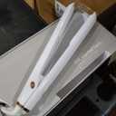 T3 SinglePass StyleMax Professional 1" Ceramic Flat Iron with Custom Heat Automation, 9 Heat Settings, Longer Ceramic Plates, for Straightening, Waving, Curling & Styling (White/Rose Gold)