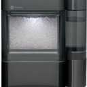 GE Profile Opal 2.0 XL with 1 Gallon Tank, Chewable Crunchable Countertop Nugget Ice Maker, Scoop Included, 38 lbs in 24 Hours, Pellet Ice Machine with WiFi & Smart Connected, Black Stainless
