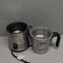 Topzee Electric Milk Frother and Steamer 4-in-1, 16.9oz/500ml Large Capacity, Frother for Coffee with Warm/Cold Foam, Warm Milk & Hot Chocolate for Latte, Cappuccino (Silver)