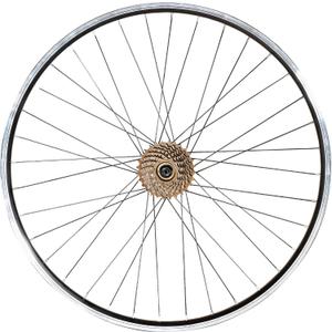 Hiland 29" x 1.75" Alloy Bike Rim for 1.75 to 2.215 Inch Tire, Front & Back MTB Wheelset for Dis Brake with 7 Speed Freewheel, Bolt On Axle, Bicycle Accessories for Adult Bikes