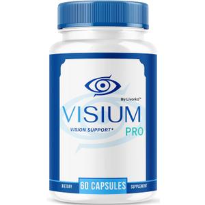 Visium Pro Vision Support - Official Health Supplement Capsules, Natural VisiumPro Vitamin Pills for Visual Health & Wellness, Visium Pro Reviews, 60 Capsules for 1 Month, EXP 05/26