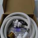 9.8 Ft Portable washing machine hoses, washer hoses,Used for quick connect of Twin Tub washing machine and mini washing machine water supply line, PVC (9.8FT/ 3M)