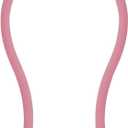 Rechargeable LED Neck Reading Light, Book Lights for Reading in Bed, 3 Brightness Levels, 2 Flexible Soft Silicone Arms Comfortable Wear, Long Lasting. Perfect for Bookworms, Craft & Knitting (Pink)