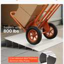 VEVOR Door Threshold Ramp, 5 inch Rise, Aluminum Alloy Threshold Ramp Rated 800 lbs Load Capacity, Handicap Ramps for Home Steps for Wheelchair, Scooters, Power Chairs, Walkers, Bicycle, Tricycle