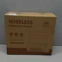 Vinyl Record Player Turntable with Built-in Bluetooth Receiver & 2 Stereo Speakers, 3 Speed 3 Size Portable Retro Record Player for Entertainment and Home Decoration (Brown)