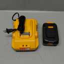 Genuine Capacity 20V Max Battery Replacement for Dewalt 5.0Ah and DCB112 Charger - OEM Equivalent Capacity, Compatible with Dewalt 12-20V Battery and 20V Cordless Tools (Yellow)