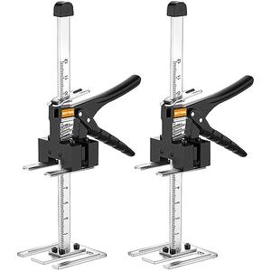 RENYINDA Labor-Saving Arm Jack Multifunctional Construction Jacks, Furniture Jacks， for Installing Windows and Doors, Lifting Furniture, Woodworking Tools, Wall Tile Positioning (Black, 15.7inches)