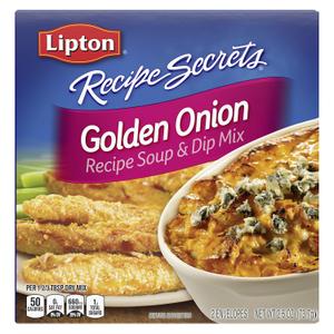 SOUP SECRETS Lipton Recipe Soup and Dip Mix For a Delicious Meal Golden Onion Great With Your Favorite Recipes, Dip or Soup Mix 2.6 oz, Pack of 12, Best By May 2024