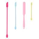 Small Beauty Spatula, 4 Pcs Mini Spatula for Cosmetics Lotion Makeup, Every Drop Tiny Spatula for Makeup and Kitchen Jar, Wax Waxing Body Hair Removal