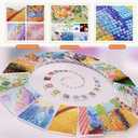 2 x CheerChamp 5D Thanksgiving Diamond Painting Kit for Adults - DIY Diamonds Art Kits Dots Gem for Beginners Full Drill 13.8x13.8 Inch Home Wall Decor