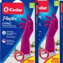 Ocedar Playtex Living Rubber Cleaning Gloves, Premium Protection Reusable Household Gloves, Large (2 Pairs)