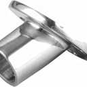Heavy Dudy Marine Boat Round Base，316 Stainless Steel Yacht Hand Rail Fitting Rail Tube Stanchion Base Column Accessories