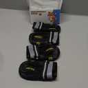 QUMY Dog Shoes for Large Dogs, Medium Dog Boots & Paw Protectors for Winter Snowy Day, Summer Hot Pavement, Water-Resistant in Rainy Weather, Outdoor Walking, Indoor Hard floors Skid-Resistant Sole (Size 8: 3.0''x3.3"(W*L) (Pack of 4))