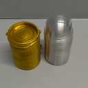 Zezzxu 50 Pack Mini Cake Containers, Clear Plastic Small Cupcake Boxes with Dome Lids for Individual Chocolate Covered Cookies, Strawberry, Mooncake (Gold)