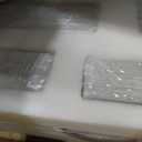 Siljoy Modern Crystal Chandelier Rectangular Ceiling Light Fixture, L47'' (12-Lights)
