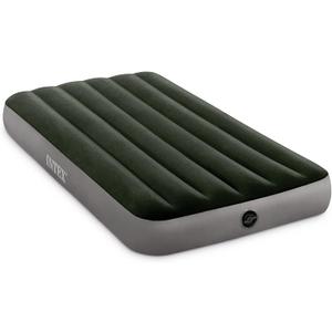 Intex 64107E Dura-Beam Standard Prestige Air Mattress: Fiber-Tech - Twin Size - 10in Bed Height - 300lb Weight Capacity - Pump Sold Separately