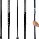 Metal Stakes for Yard Signs, 36-Inch Heavy Duty Posts, Black, 2-Pack