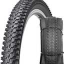 MOHEGIA Mountain Bike Tire: 20x2.125/24x1.95/26x1.95 Inch Butyl Rubber Bicycle Tire Folding Replacement for MTB Dirt Offroad Cycling