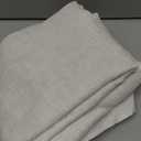 LAMIT Cream Linen Curtains 63 Inch for Bedroom, Light Filtering Neutral Semi Sheer Window Boho Curtains Back Tab and Rod Pocket Panels for Living Room, 2 Panels, 52 x 63 Inch