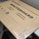 VIZ-PRO Magnetic Whiteboard/Dry Erase Board, 48 X 36 Inches, Silver Aluminium Frame