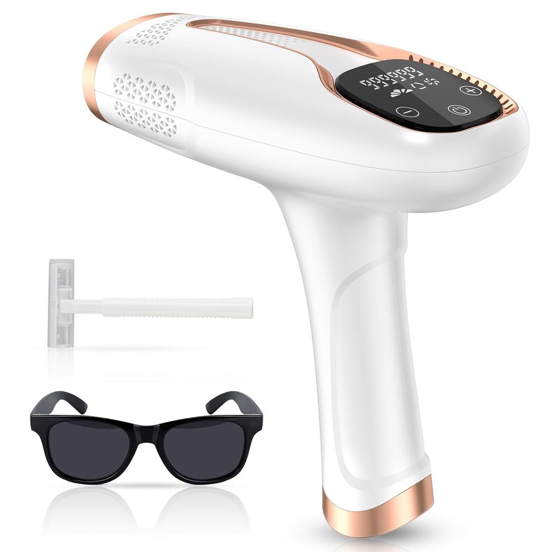 Hair Removal Device Laser Hair Removal for Women and Men IPL Hair Removal At-Home 999,999 Flashes Painless Hair Remover on Armpits Back Legs Arms Face Bikini Line