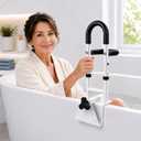 Bathtub Safety Grab Rail for Seniors, Fits 3.4 to 6.6" Tub Wall